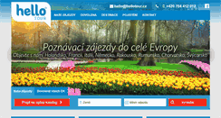 Desktop Screenshot of hellotour.cz