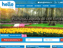 Tablet Screenshot of hellotour.cz